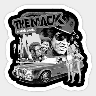 The Mack and his pack retro Sticker